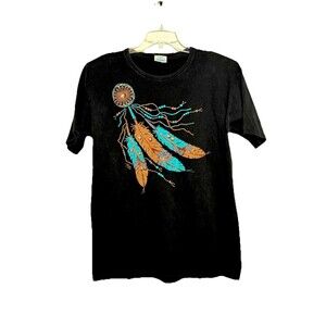 Lynee Apparel Dreamcatcher Graphic T Shirt Womens Large Made USA Vintage